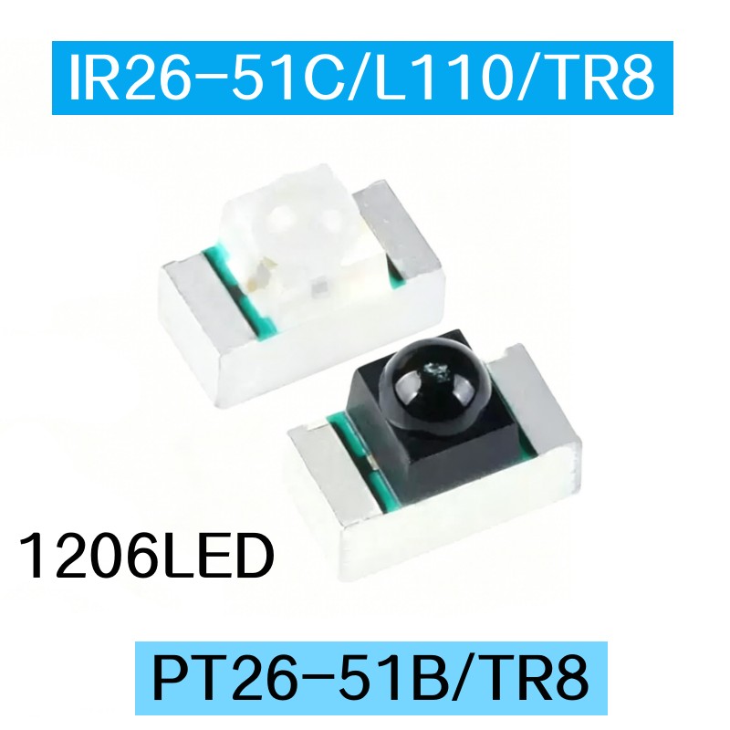 Ir Infrared Receiver - 50 szt. PT26-51B/TR8 IR26-51C/L110/TR8 IR19-21C PT17