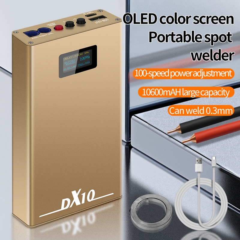 Diy Electronics Spot Welder - 10600mah DX10 Ręczna zgrzewarka punktowa 6