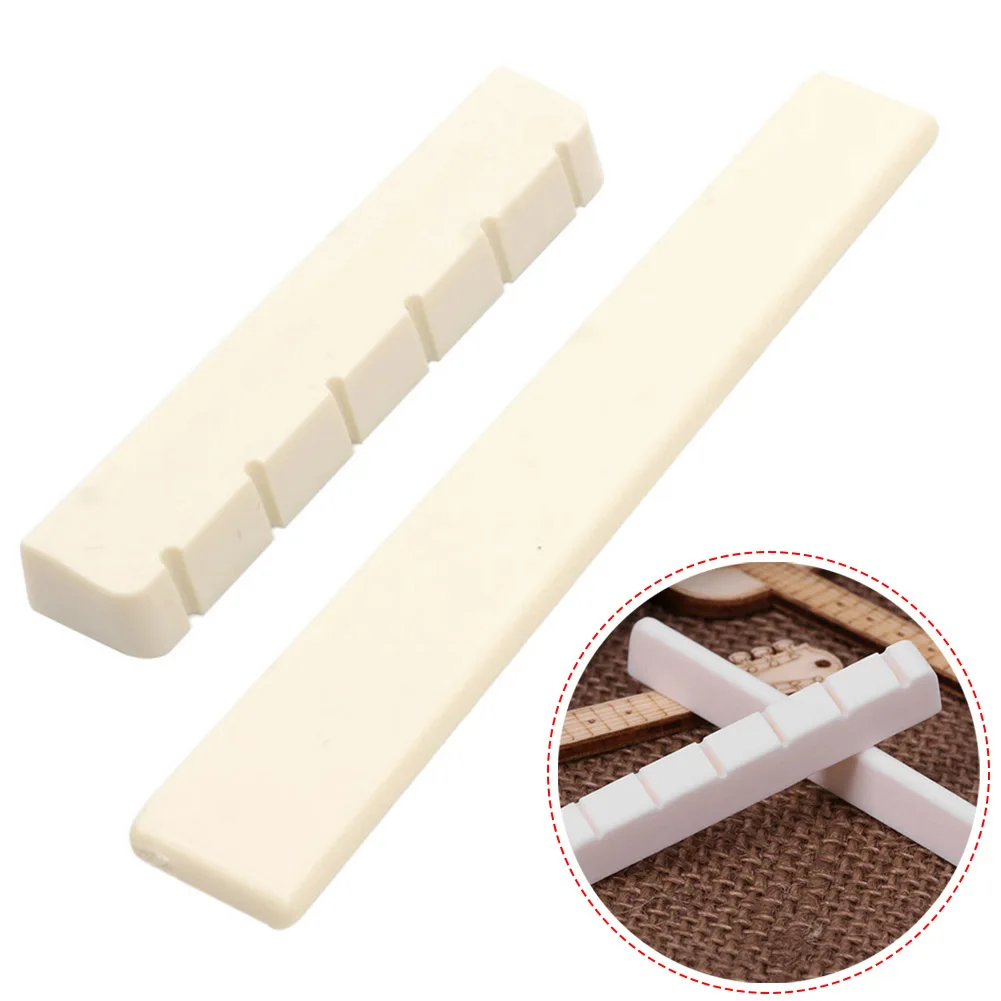 Diy Guitar Electronics - 80mm 52mm 6-strunowe siodełko z nakrętką