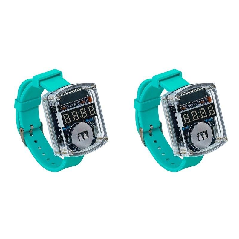 Diy Electronics Watch - 2x Zestaw DIY Zegarek LED Elektroniczny