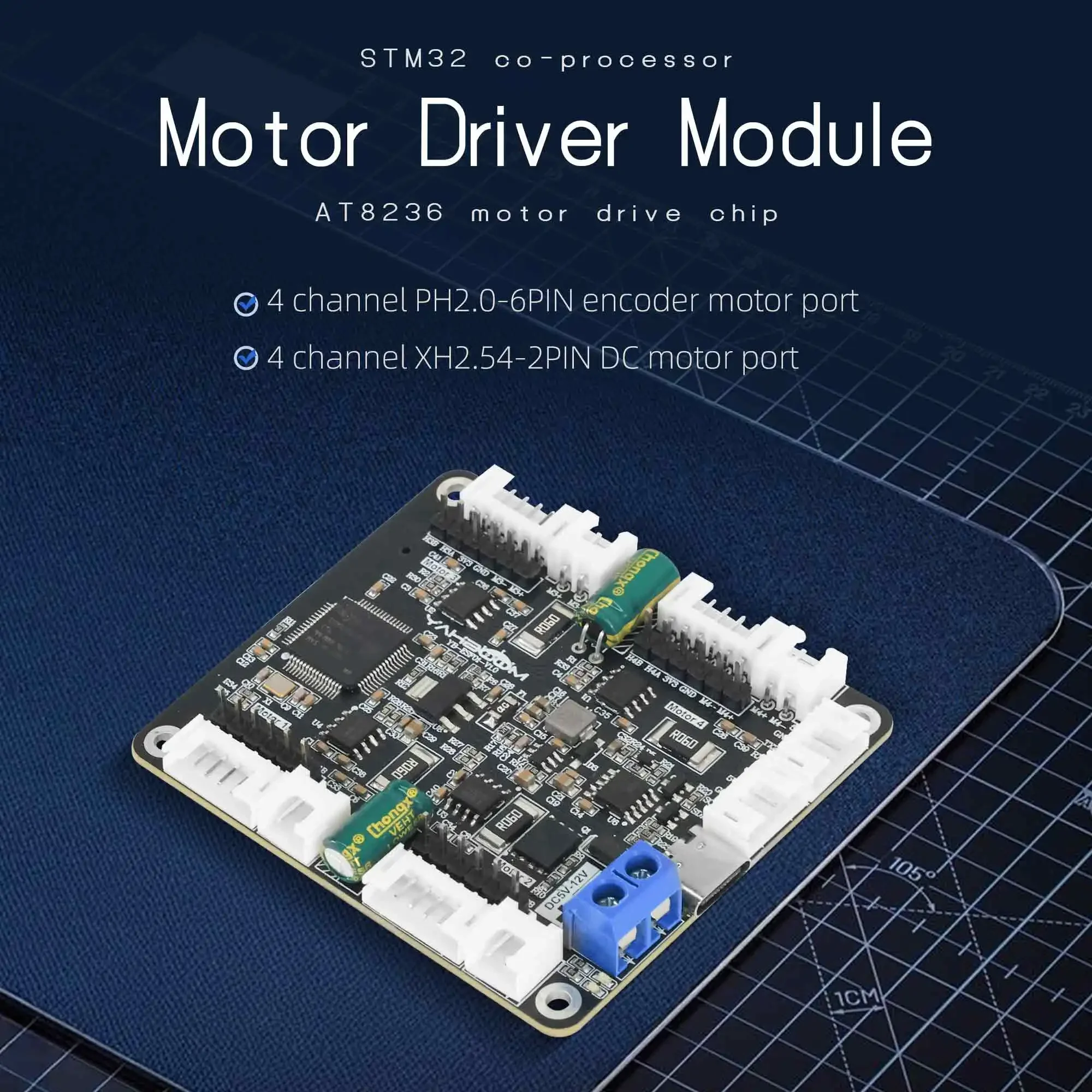 Moduł sterownika silników Yahb – Diy Electronics Circuits recenzja i cena