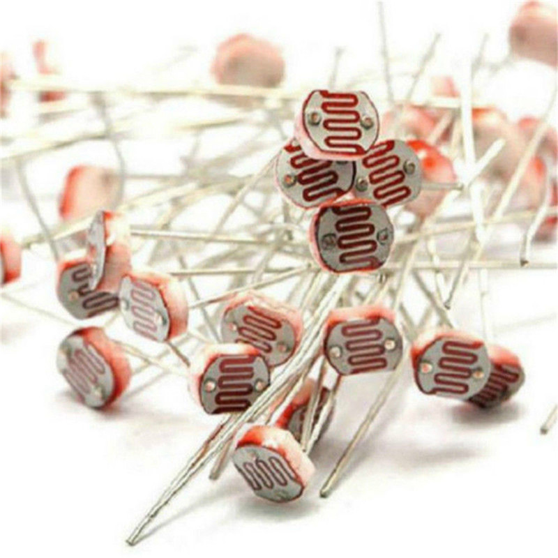 30 SZTUK 5mm Fotoresistor LDR  – Arduino Diy Electronics recenzja i cena