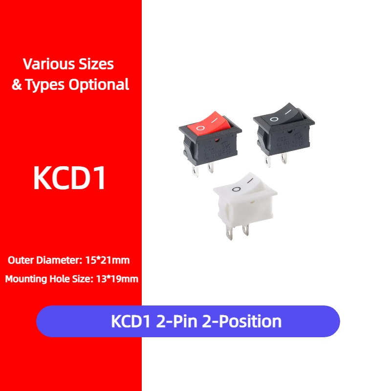 5 szt. KCD1 2-pinowy przełączn – Diy Boat Electronics recenzja i cena