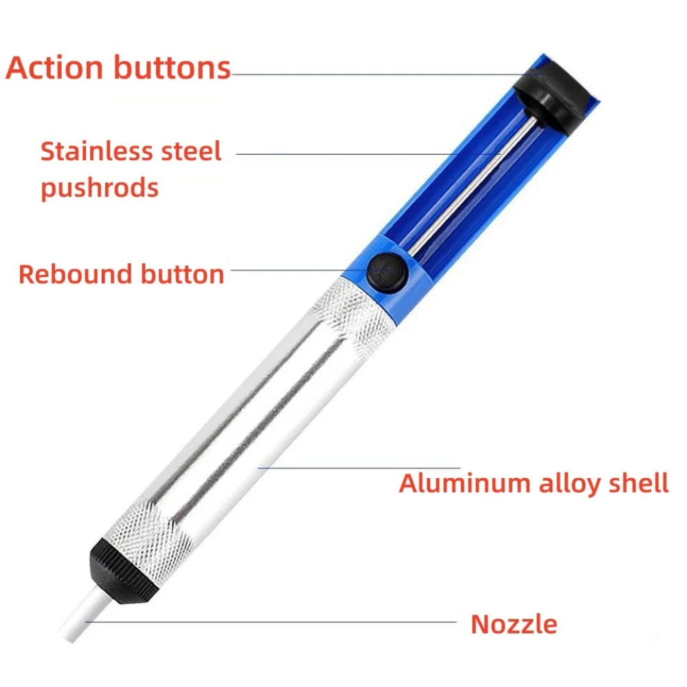 Aluminiowa pompa do rozlutowyw – Flux Pen Electronics recenzja i cena