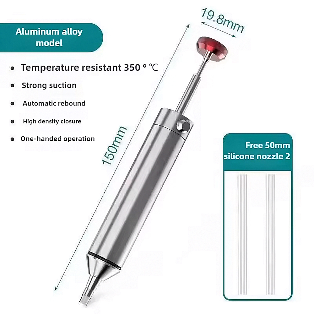 Aluminiowa pompa do odsysania  – Flux Pen Electronics recenzja i cena