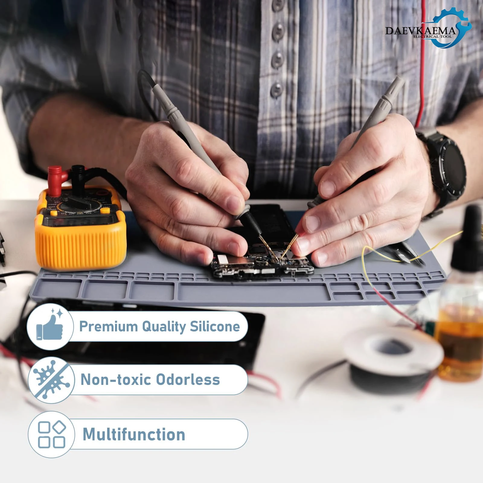 Magnetyczna silikonowa podkład – Diy Electronics Watch recenzja i cena