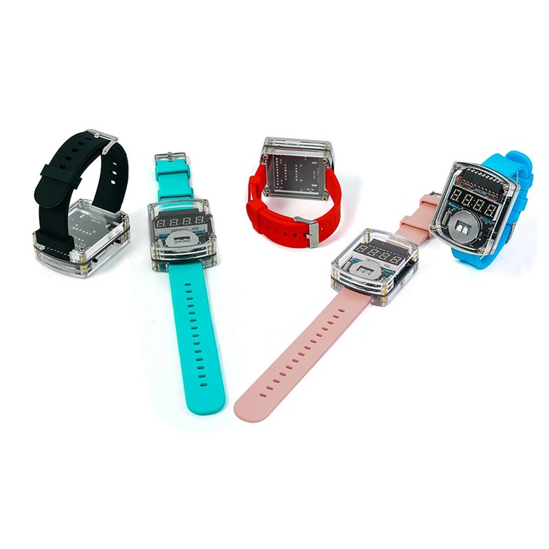 2x Zestaw DIY Zegarek LED Elek – Diy Electronics Watch recenzja i cena