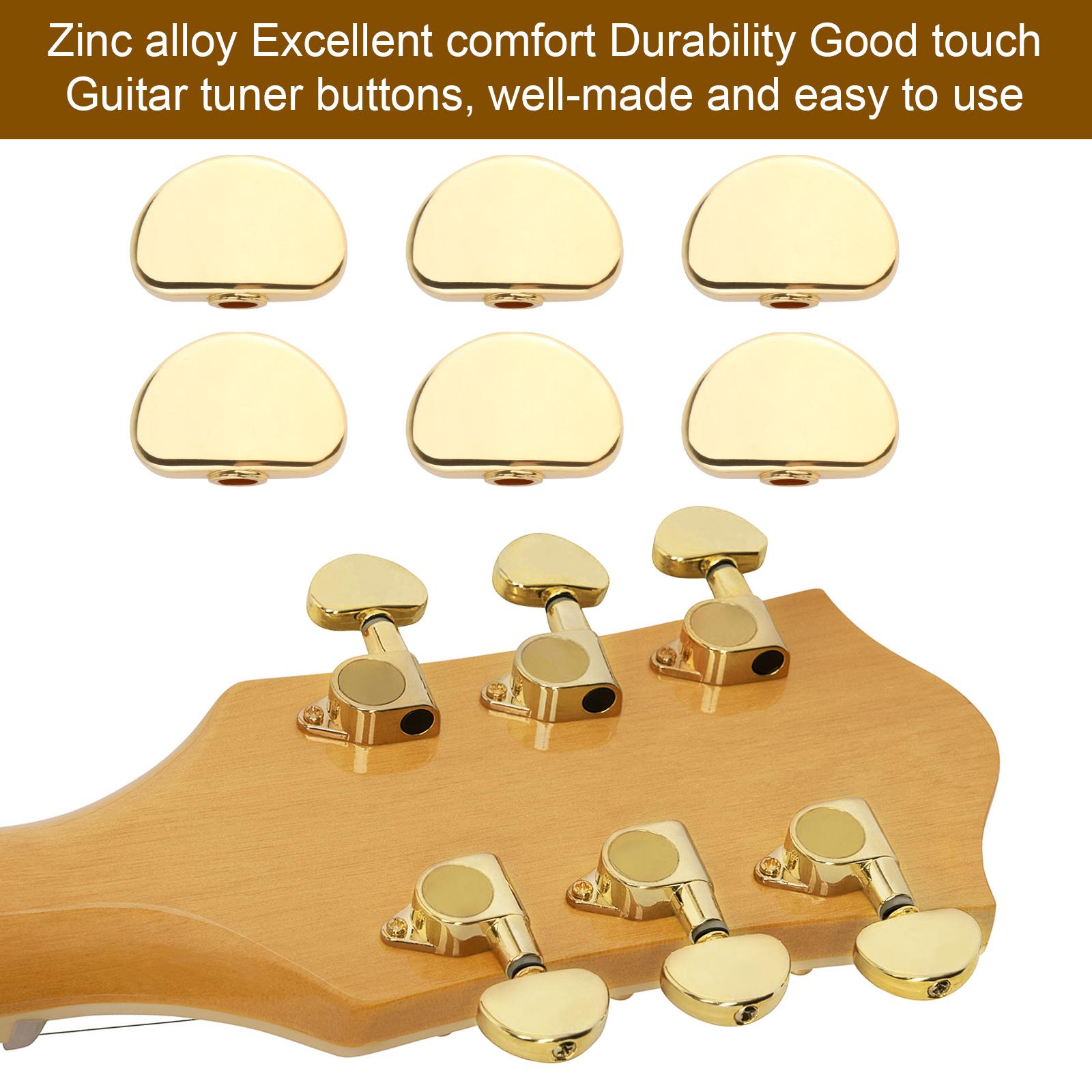 Zestaw złotych metalowych guzi – Diy Guitar Electronics recenzja i cena